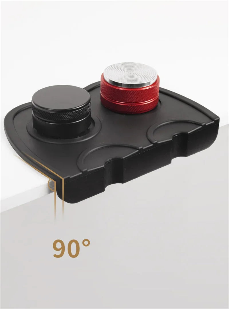 Coffee Mashing Pad Manual Coffee Silicone Pad Powder Press Anti-slip Mat Masticating Clip Pad Coffee Accessories Barista Tools