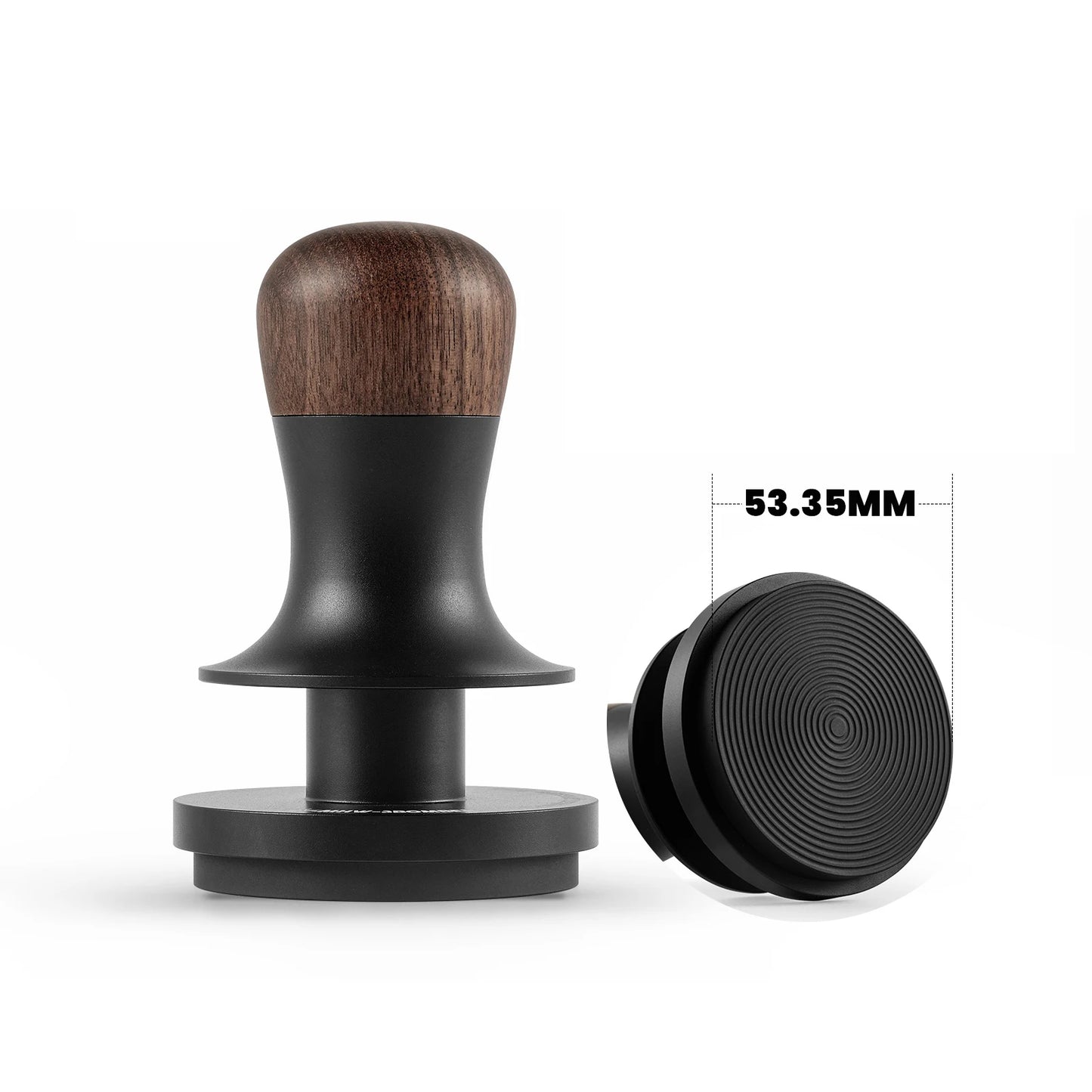 MHW-3BOMBER Tamper de Café 30lbs - Base Ondulada, Presión Constante, Tamper para Espresso con 3 Resortes, Herramienta para Baristas en Casa