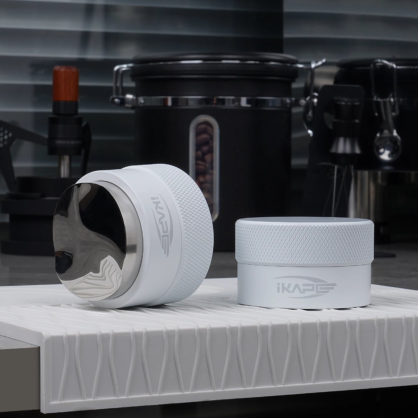 Distribuidor de café espresso por gravedad de acero inoxidable