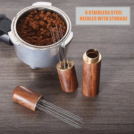 Needle Distributor Stainless Steel Coffee Tamper Espresso Mixers Dispensers Levelers WDT Tools Cafe Stirrers Barista Accessories