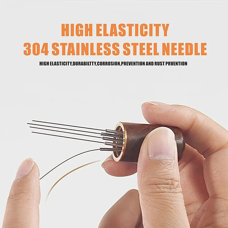 Needle Distributor Stainless Steel Coffee Tamper Espresso Mixers Dispensers Levelers WDT Tools Cafe Stirrers Barista Accessories